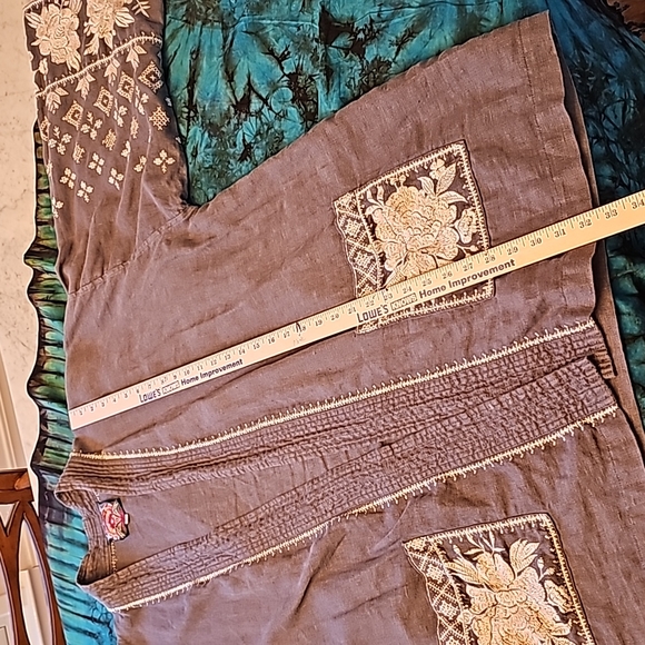 Johnny Was linen kimono XXL - Picture 11 of 11